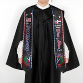 Personalized Dominican Republic Graduation Sash 2025, Custom Dominican American Flag Stole 2025, Dominican Graduation Stole